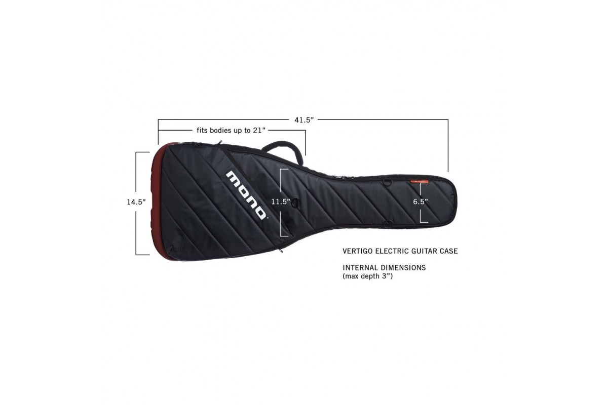 MONO Vertigo Electric Guitar Case Grey (M80VEGGRY)